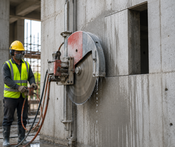 Wall Saw Cutting Service Per Sq. Ft.