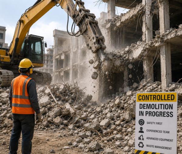 Controlled Demolition Service per Sq. Ft.